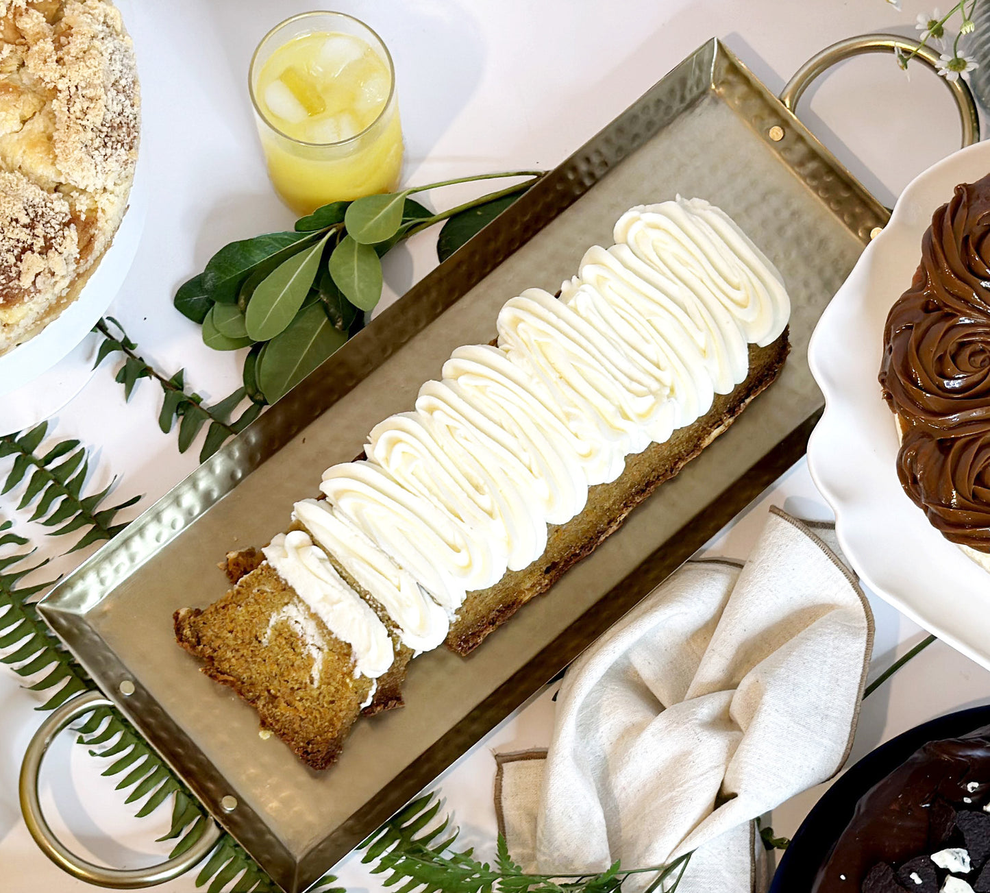 Carrot Cheesecake log