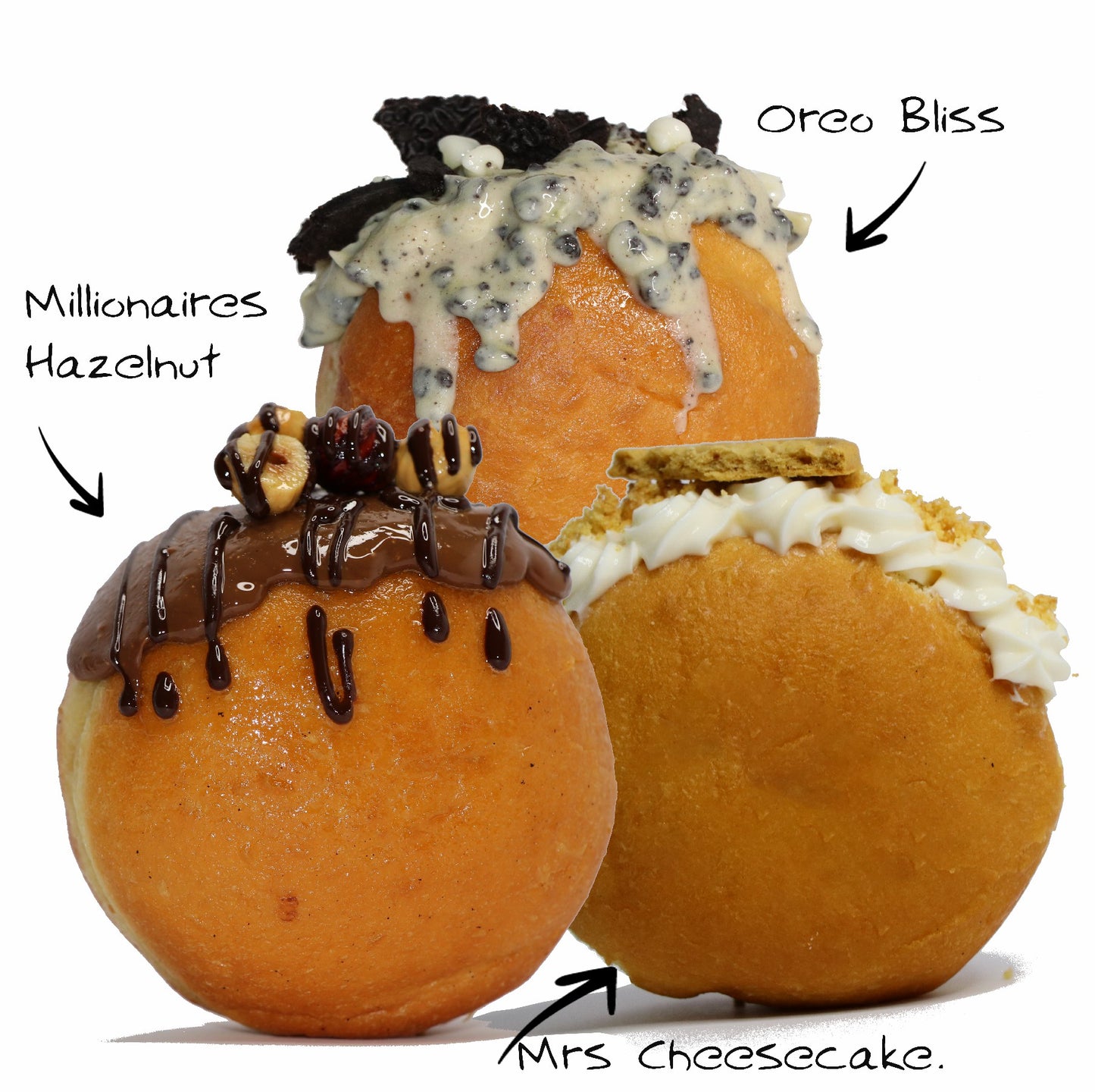 The Favorite Combo- 3 Donuts