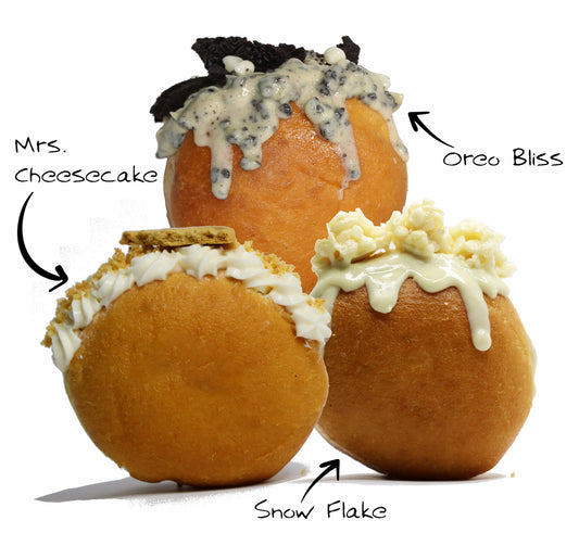 The White Combo- 3 Donuts